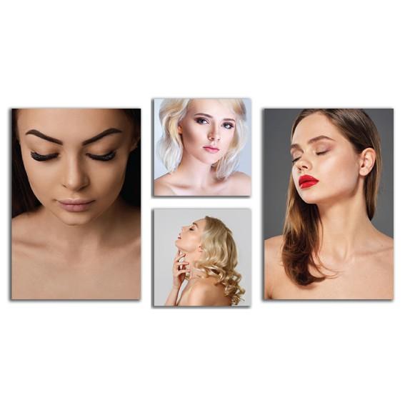 Tranh spa dán tường tiệm massage, skin care, xông hơi