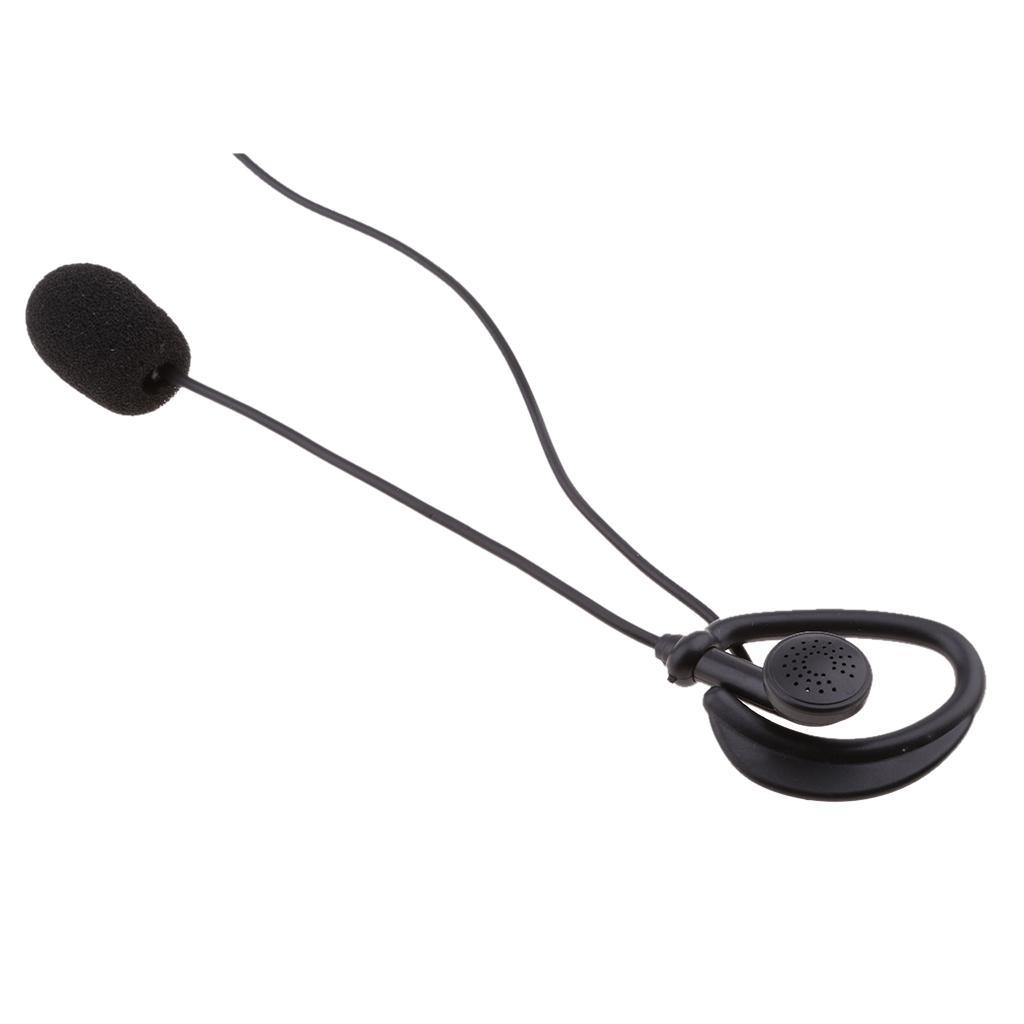 Ear-Hook Earpiece Headset PTT Walkie Talkie Microphone 2Pin For MIDLAND GXT400/450 Radio