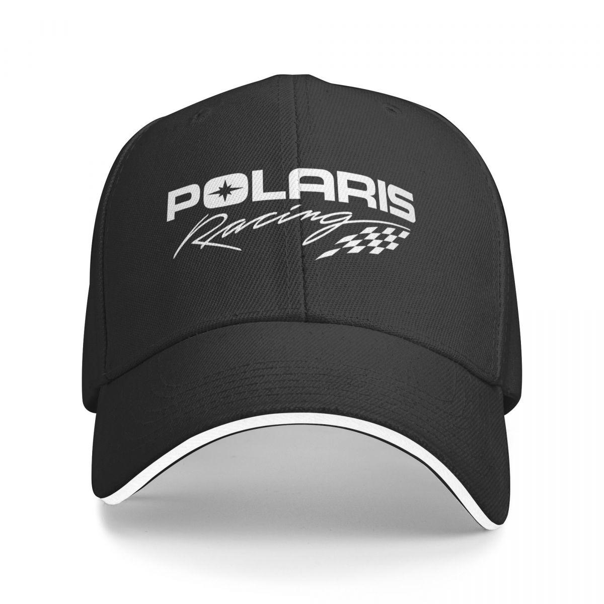 Polaris Logo Nam Mới Mũ Bóng Chày Mũ Chống Nắng Thời Trang Mũ Lưỡi Trai Nam Và Nữ Color: black Size: One Size