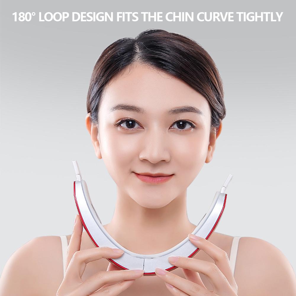 Máy Mát Xa Mặt + Máy Mát Xa Cổ V-Mặt Nâng Dây EMS Massage Định Hình Giảm Béo Đôi Cằm Giảm Tốc V-Dòng cằm Má Nâng