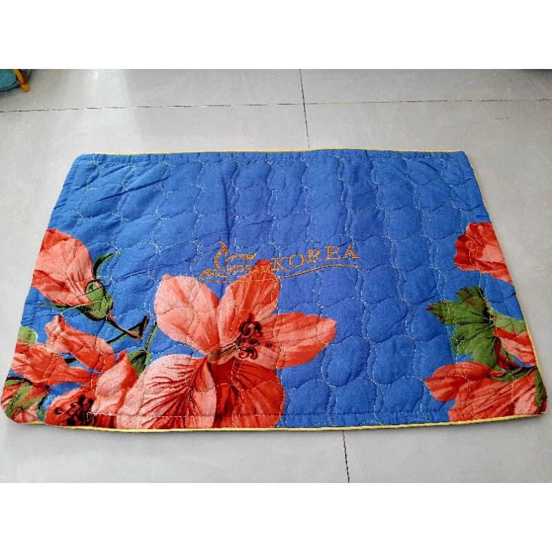 2 Cái Áo Gối Cotton Chần Bông Cao Cấp 60x 40cm