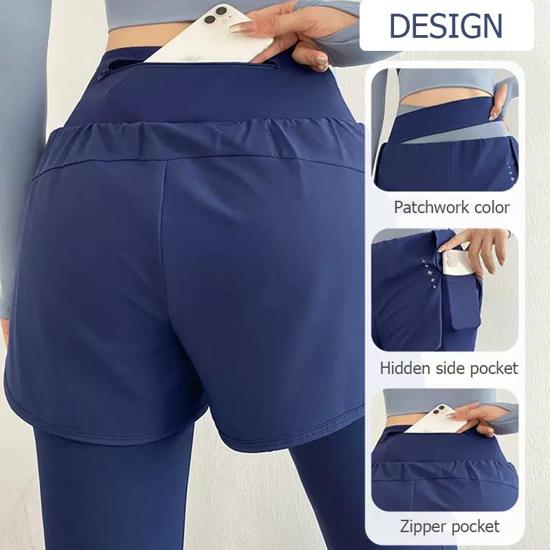F.Dyraa Leggings Gym Women Women Color: Blue Size: L