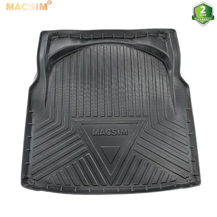 Thảm lót cốp Mercedes E 2010-2015 (qd) nhãn hiệu Macsim chất liệu tpv cao cấp màu đen