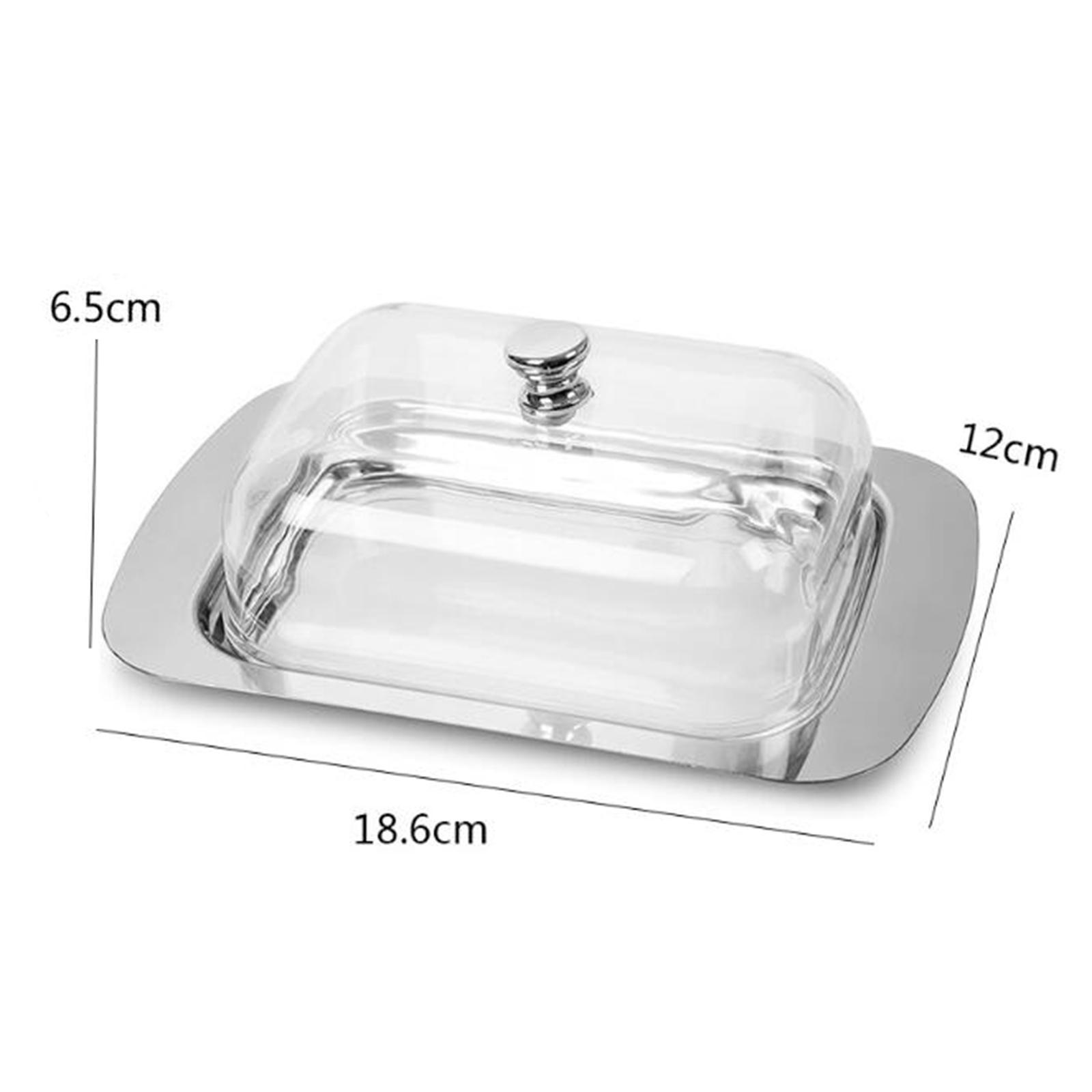 Butter Dish with Lid Butter Storage Box for Fridge Kitchen Countertop Baking