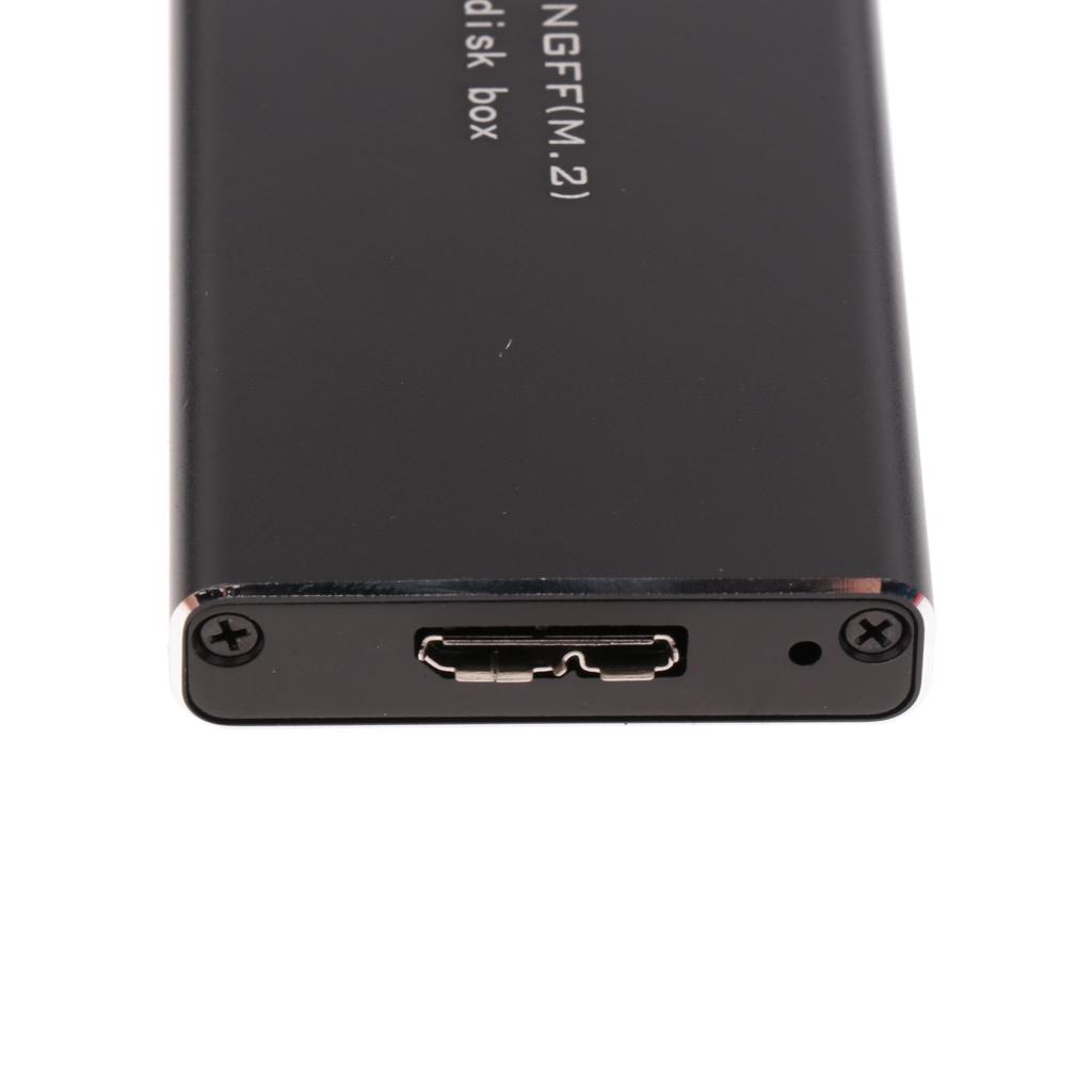 USB3.0 To NGFF M.2 SSD Hard Disk Box SSD External Enclosure Case 6GB/S