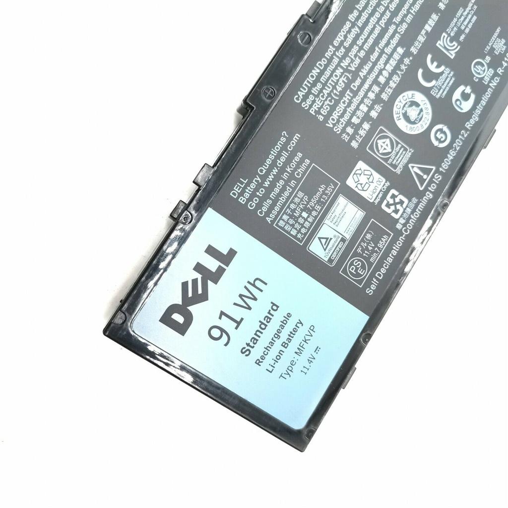 Pin Battery Laptop Dùng Cho Dell Precision 15 7510 7520 17 7710 7720 MFKVP 91Wh