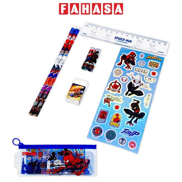 Bộ Dụng Cụ Học Tập Spider-Man 6 Món - iiGEN EN310099