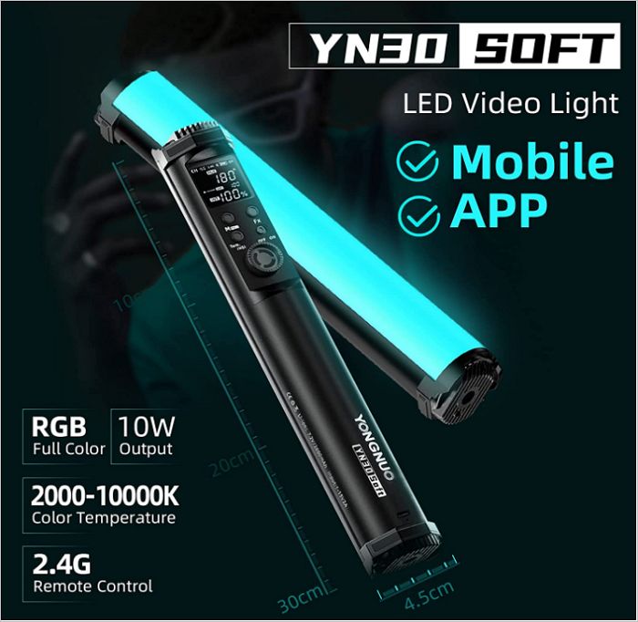 Đèn LED quay phim Yongnuo YN30SOFT Hàng Chính Hãng