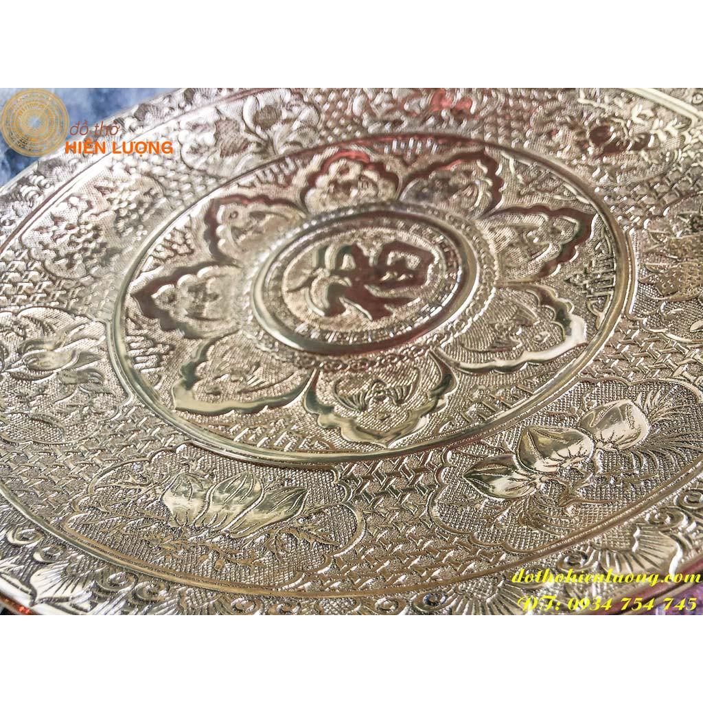 Mâm Bồng Chữ Phúc Dơi 38cm Đế Cao - Đĩa Hoa Quả