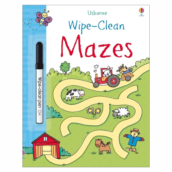 Sách tẩy xóa tiếng Anh: Wipe-Clean: Mazes