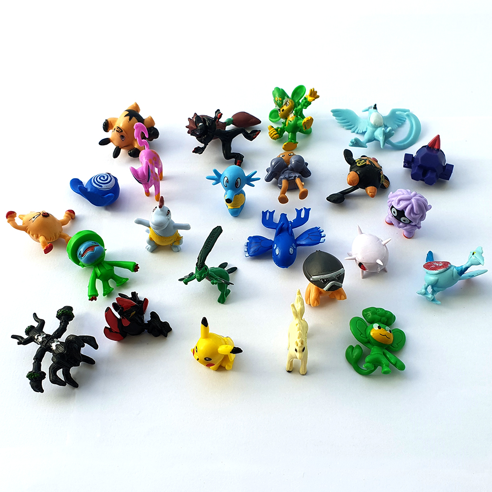 Đồ chơi 72 Pokemon dễ thương cho bé trên 3 tuổi không trùng nhau, chất liệu nhựa PVC đặc sơn màu đẹp, mô phỏng nhân vật phim hoạt hình Poke'mon Mega