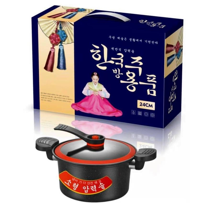 Nồi Áp Suất Chống Dính Dung Tích 3.5 Lít, Nấu Được Bếp Từ, Gọn Nhẹ Dễ Sử Dụng