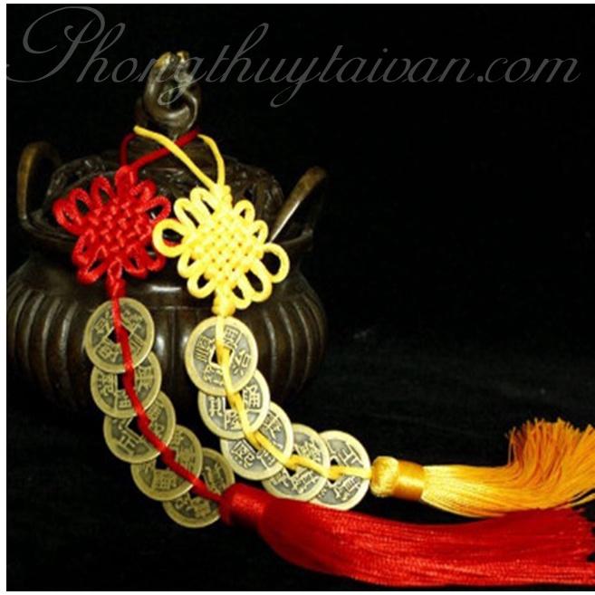 Dây xu Ngũ đế - Treo xe, cửa nhà, của phòng, mix linh vật, .....