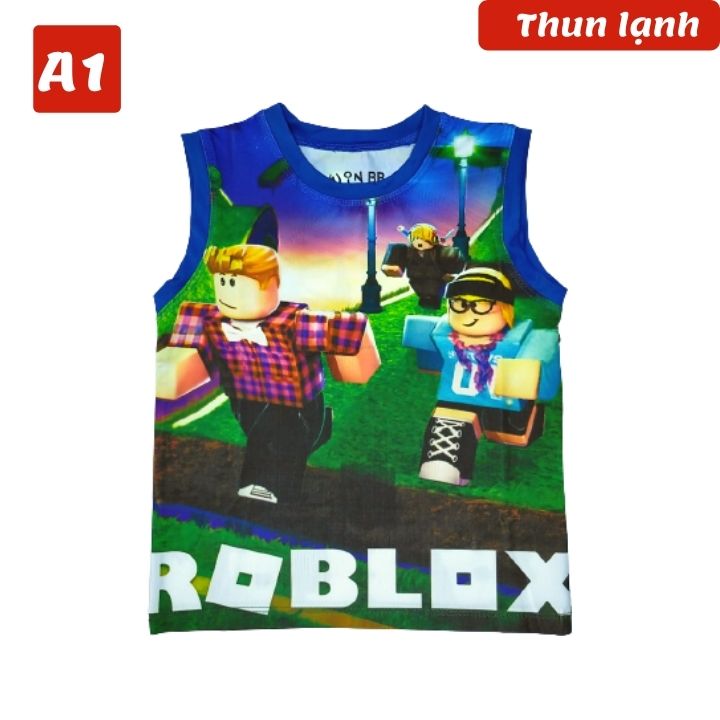 Đồ bộ thun lạnh cho bé trai Roblox từ 10-46kg - giặt không vỡ hình - Kiến Lửa