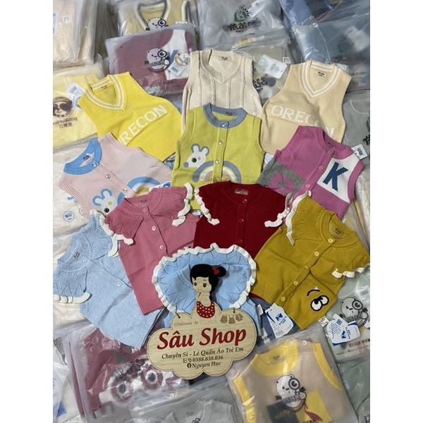 Áo len gile mềm mịn cho bé