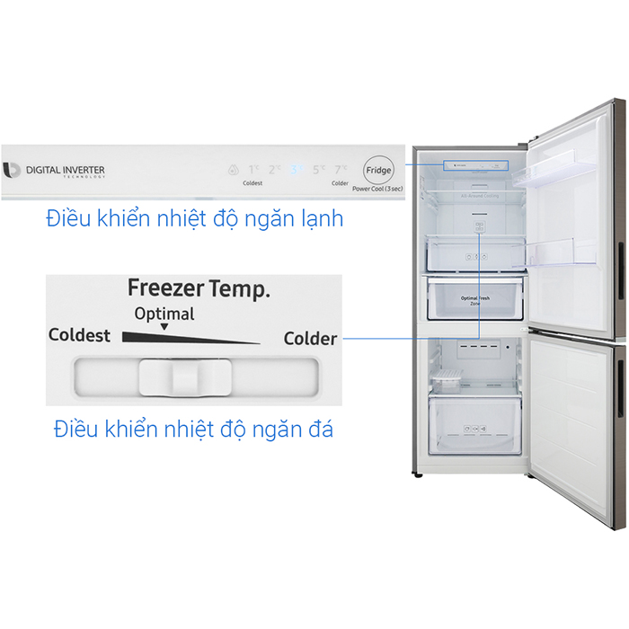 Tủ Lạnh Inverter Samsung RB27N4010DX/SV (276L) - Hàng Chính Hãng