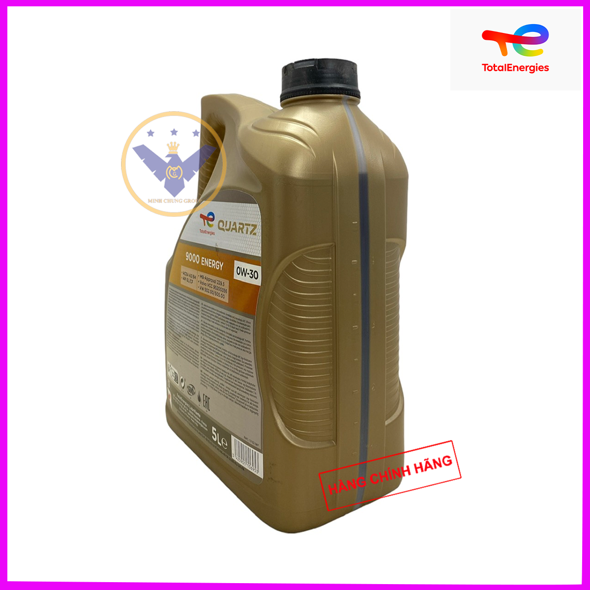 Dầu nhớt ô tô cao cấp Total Quazt 9000 0W-30 can 5L