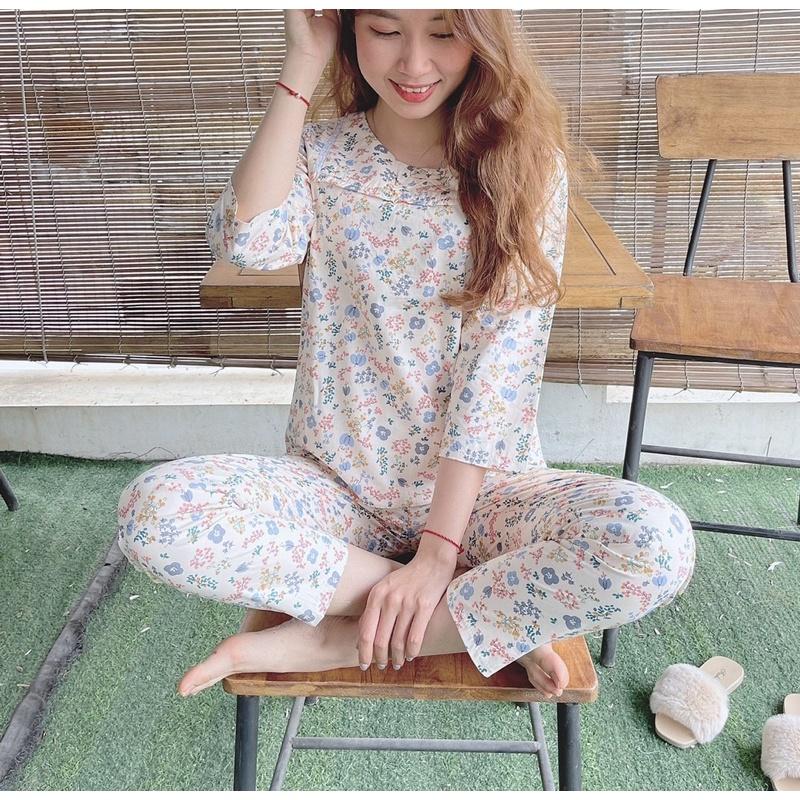Đồ bộ mặc ở nhà chất kate hàn cực đẹp
