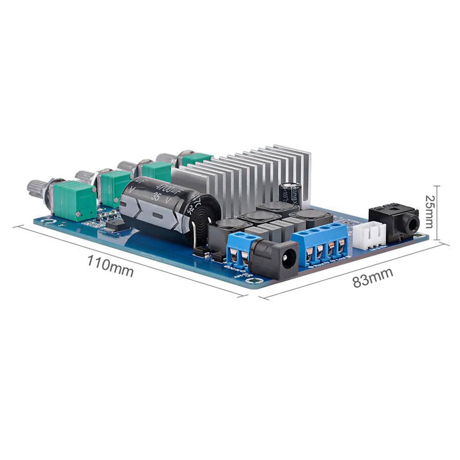 DC12-24V TPA3166D2 Bluetooth High Power Digital Dual Channel Audio Amplifier