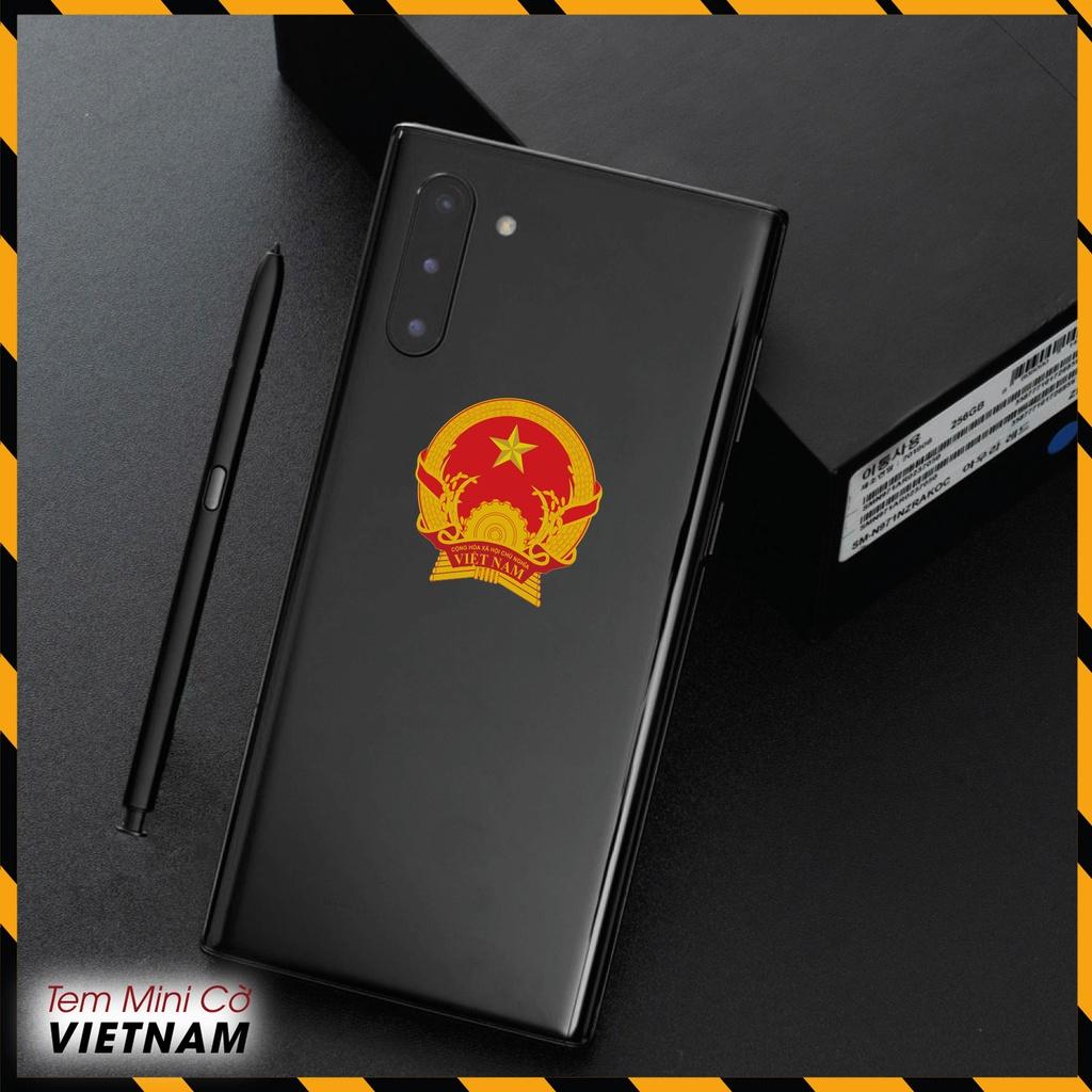 Sticker Quốc Huy, Tem Logo Quốc Huy Dán Laptop, Điện Thoại, Xe Máy, Xe Điện, Bình Nước,...ANCHI PRINTING