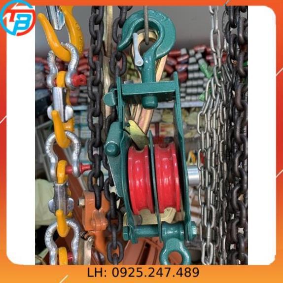 Ròng Rọc Đôi 1 Tấn - 2 Tấn  cáp thép Thái Bình Vina