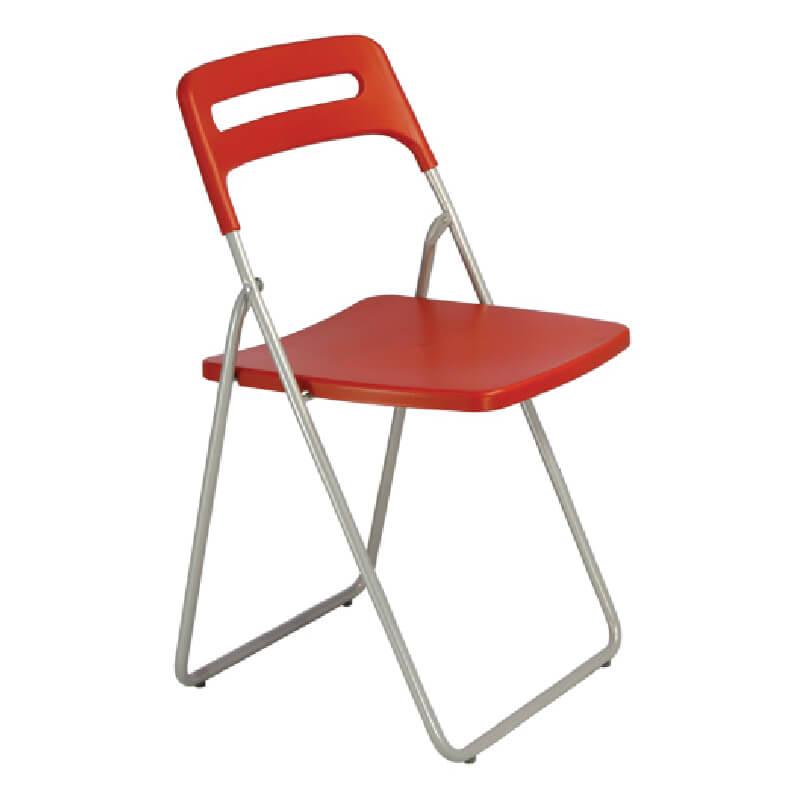 Ghế xếp gấp gọn văn phòng GG08-S khung thép sơn, mặt nhựa đúc, bảo hành 12 tháng