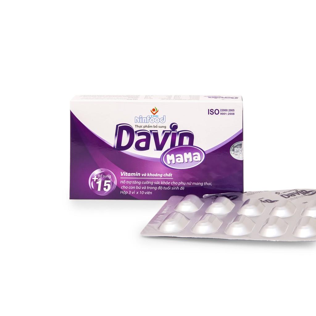 Davin Mama- Bổ sung sắt và acid folic cho phụ nữ có thai- Viện dinh dưỡng Quốc gia- Ninfood