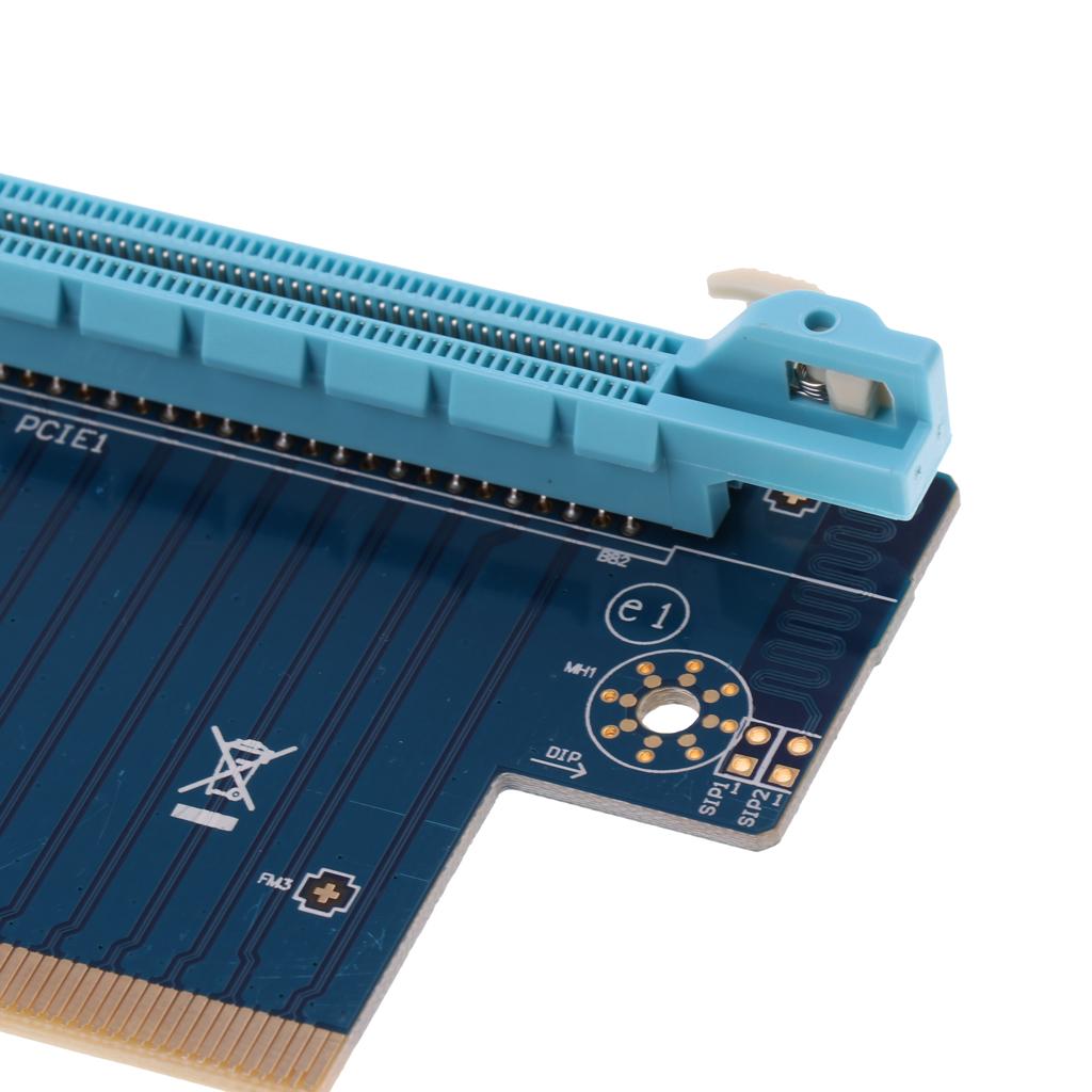 PCI Express Expansion PCI-E 16X 90 Degree Adapter Riser Card Converter