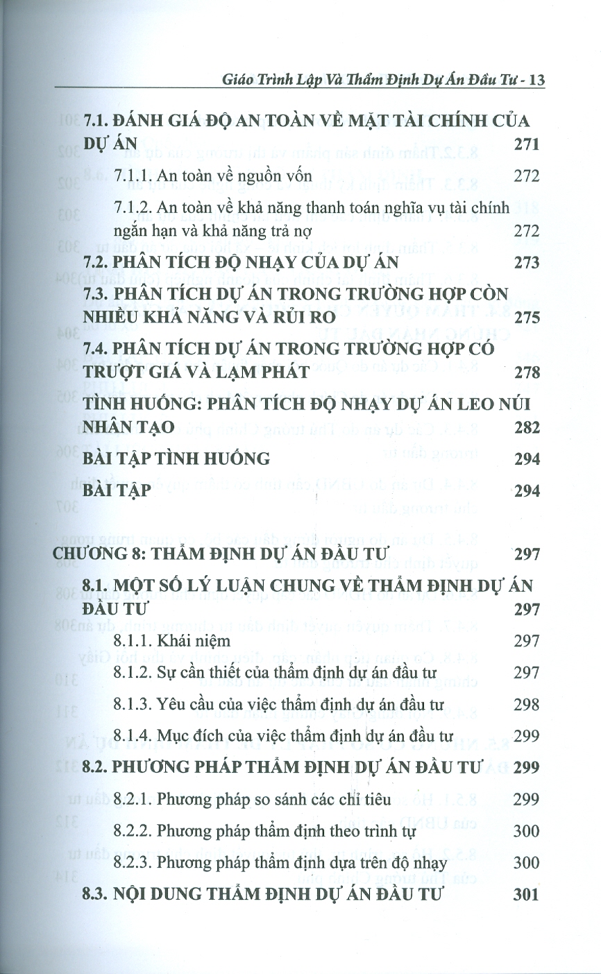 Giáo trình Lập Và Thẩm Định Dự Án Đầu Tư: Lý Thuyết - Tình Huống Thực Tế Và Bài Tập (Sách dành cho những người muốn khởi nghiệp thành công) - Đỗ Phú Trần Tình (Chủ biên); Nguyễn Thanh Huyền; Nguyễn Văn Nên; Trần Thị Kim Đào; Lê Thị Phương Loan)