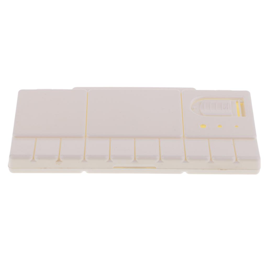 Pro Nghệ Thuật Lớn Gấp Bảng Hộp Màu Nước Sơn Bảng Hộp 20 Giếng Bao Da Mở Nắp Phẳng Khay Đựng Son lỗ Xỏ Ngón Cá