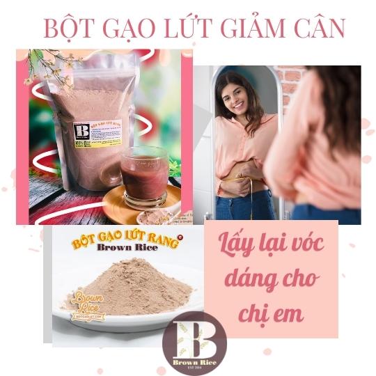 BỘT GẠO LỨT BROWN RICE (Túi 800GR)