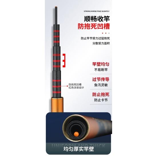 Cần Câu Tay Đế Vương Chư Hầu 6H Tặng Kèm Ngọn Phụ, Cần Chuyên Săn Hàng