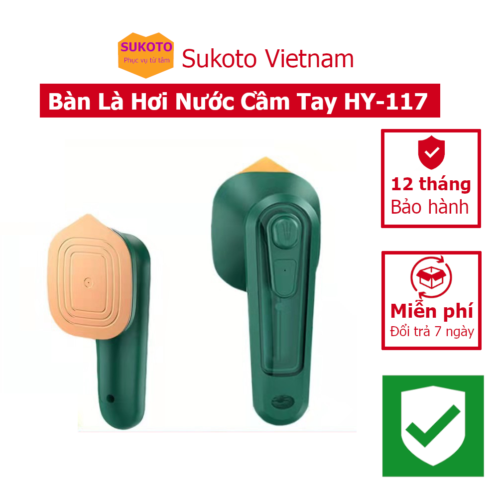 Bàn là hơi nước cầm tay HY-117, máy ủi phẳng tức thì