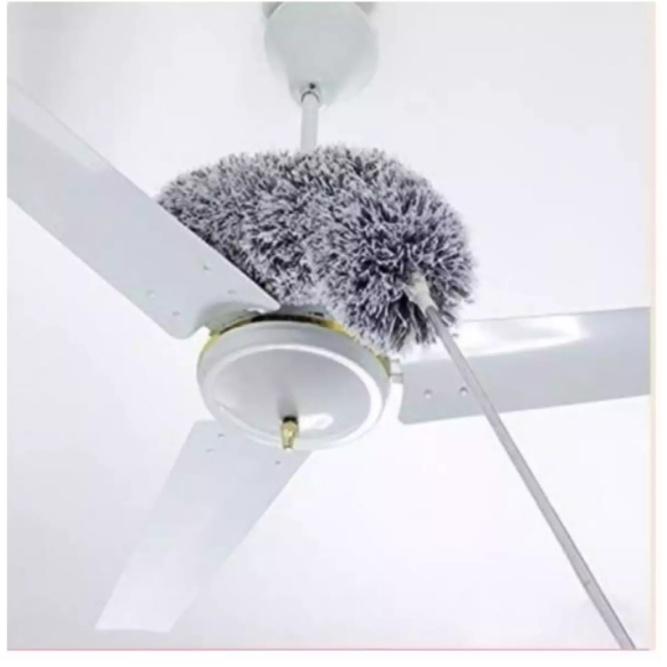 Chổi lau bụi trần nhà thu gọn 42 cm kéo dài CAO 280cm