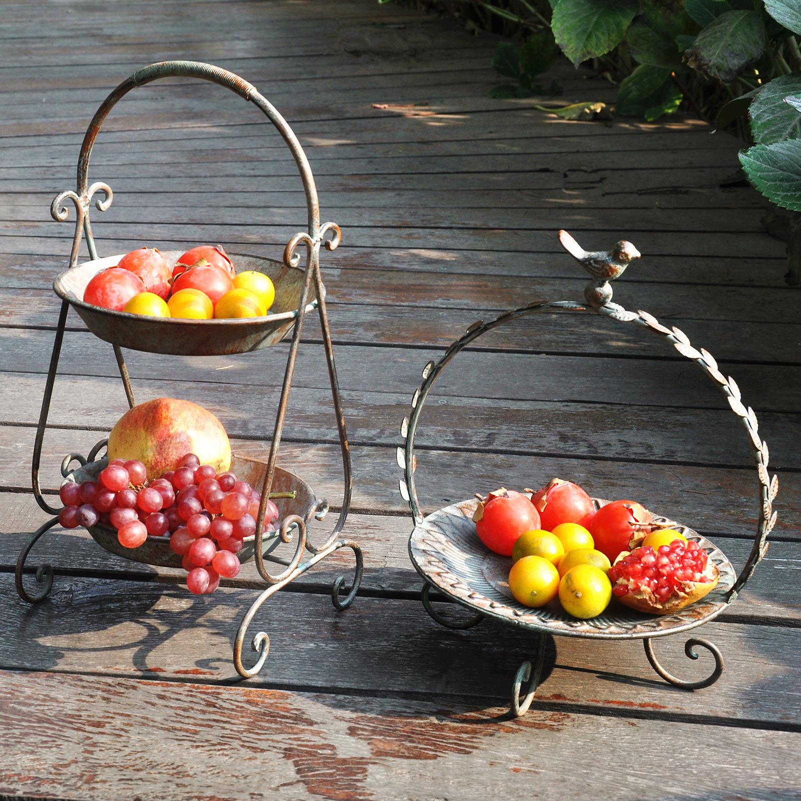 Giỏ trái cây để bàn trang trí lễ hội, giáng sinh, thanh lịch, thiết kế thẩm mỹ