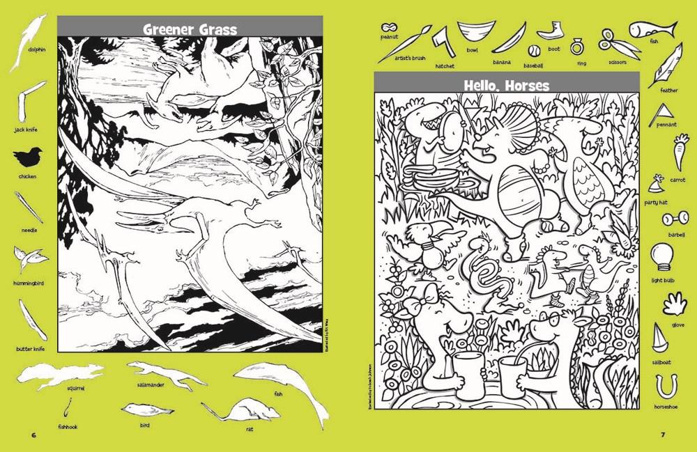 Sách - Dinosaur Puzzles by Highlights