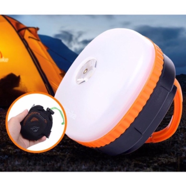 Đồ cắm trại đèn led Naturehike campoutvn du lịch dã ngoại NH16D300-C móc treo 3 chế độ sáng có đèn cảnh báo với hút nam châm A024