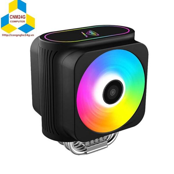 Tản Nhiệt CPU GameIce D66A Dual Fan 12cm RGB Air Cooling