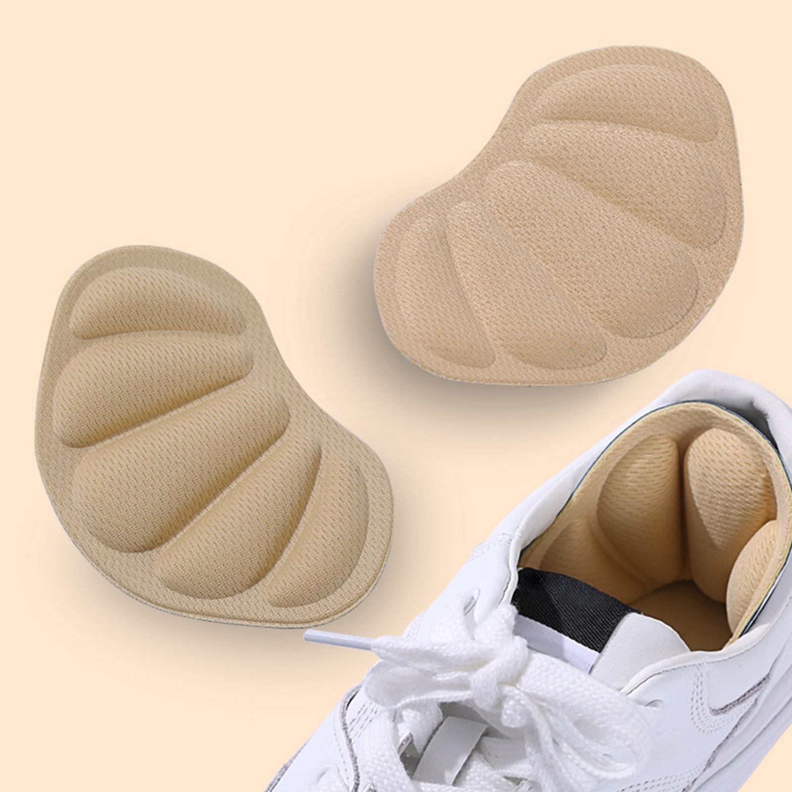 2 Pieces   Inserts, Insoles Soft Thicken Breathable Grips for Flats , Beige