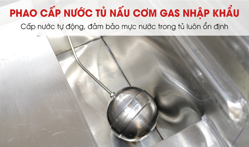 Tủ Nấu Cơm 24 Kg Gạo/ Mẻ Bằng Gas 8 Khay Nhập Khẩu NEWSUN - Hàng Chính Hãng