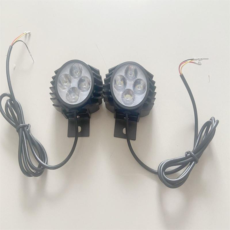 Đèn pha xe tay ga cho Kugoo G2 Pro Trocker Troundebar Đèn đầu LED Đèn LED Phụ kiện thay thế ánh sáng Color: Burgundy