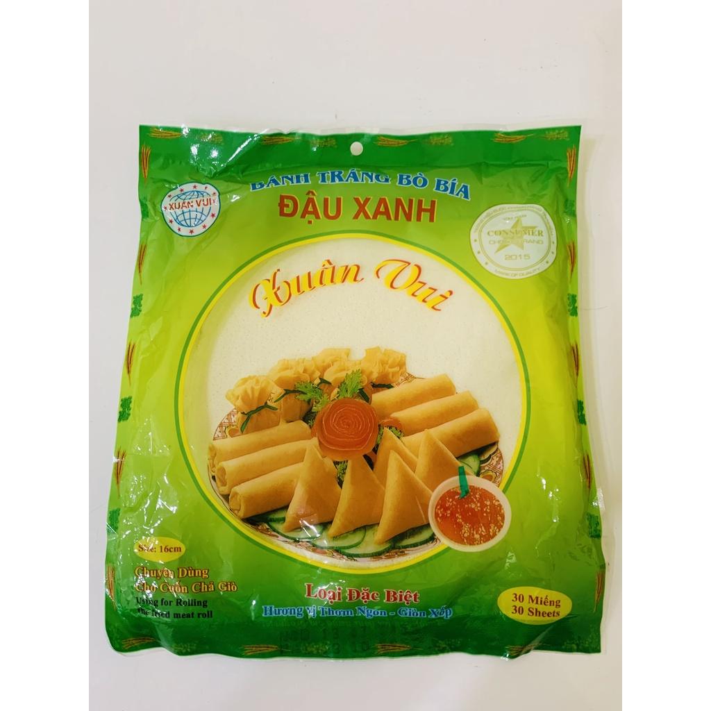 Bánh Tráng Bò Pía Đậu Xanh Thơm Ngon Hiệu Xuân Vui ( Bịch 30 Miếng )