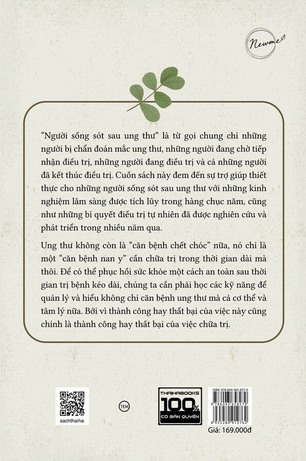 Sách - Cuộc Sống Sau Ung Thư