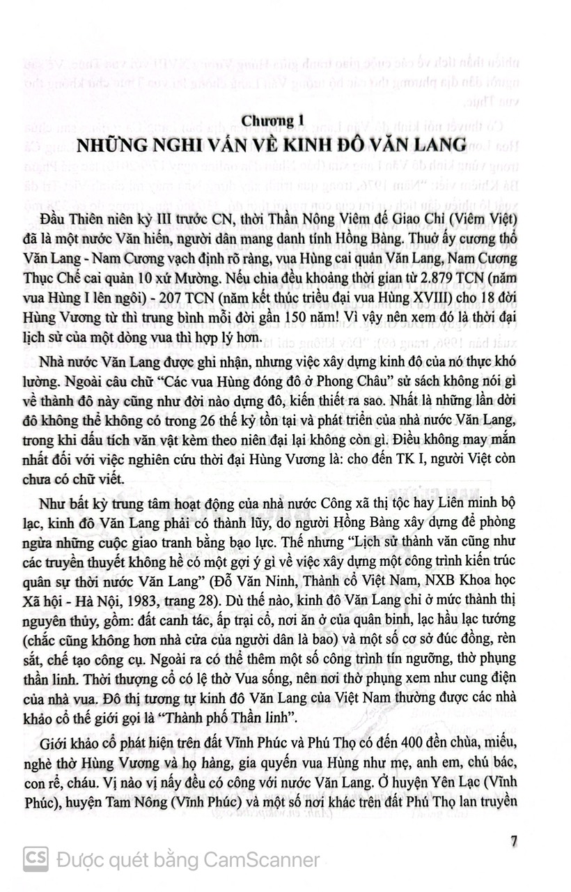 Lịch Sử Đô Thị Việt Nam Từ Nhà Nước Văn Lang Đến Nay ( XD)