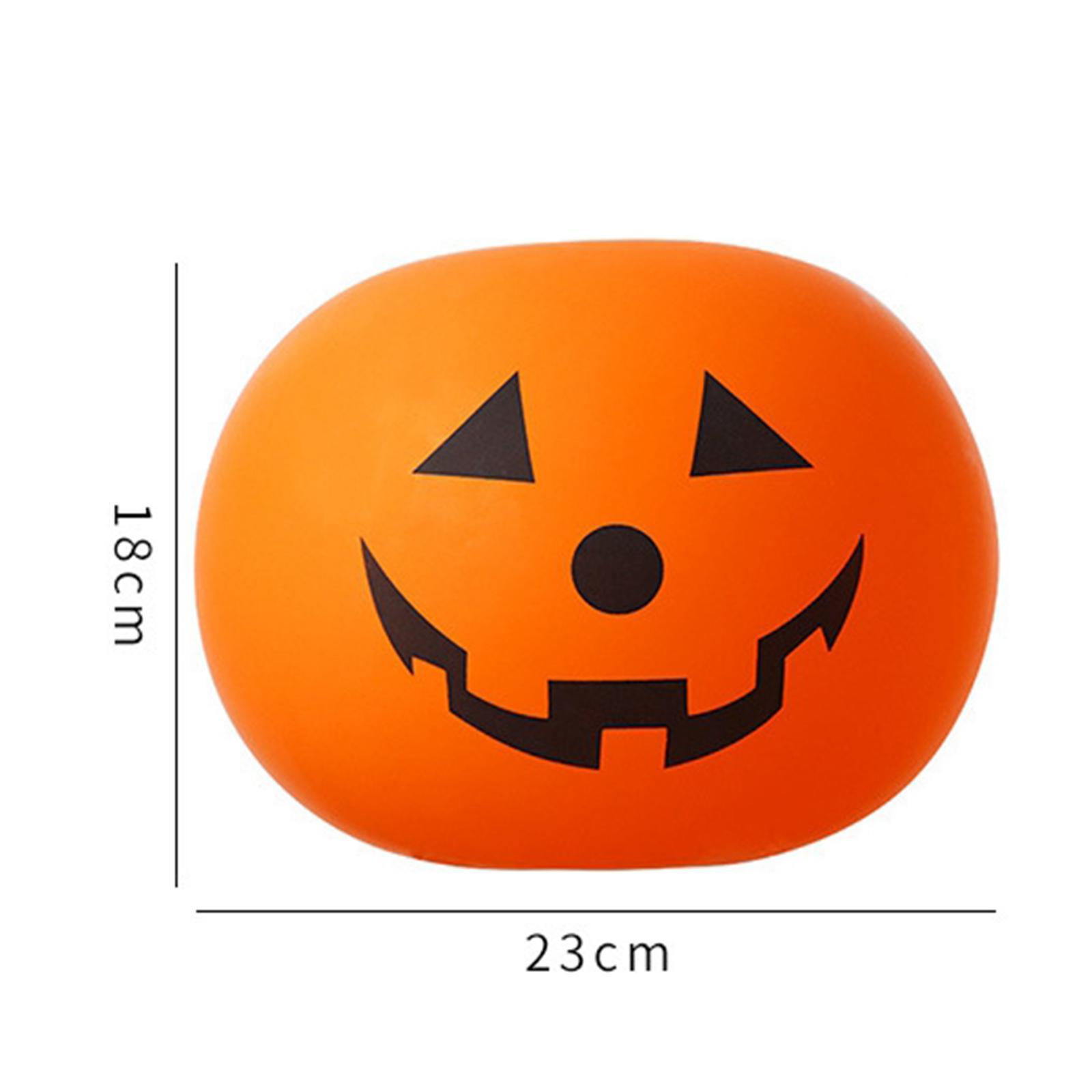 20x Pumpkin Light up Balloons Halloween Kids Toys for Yard Garden Decoration