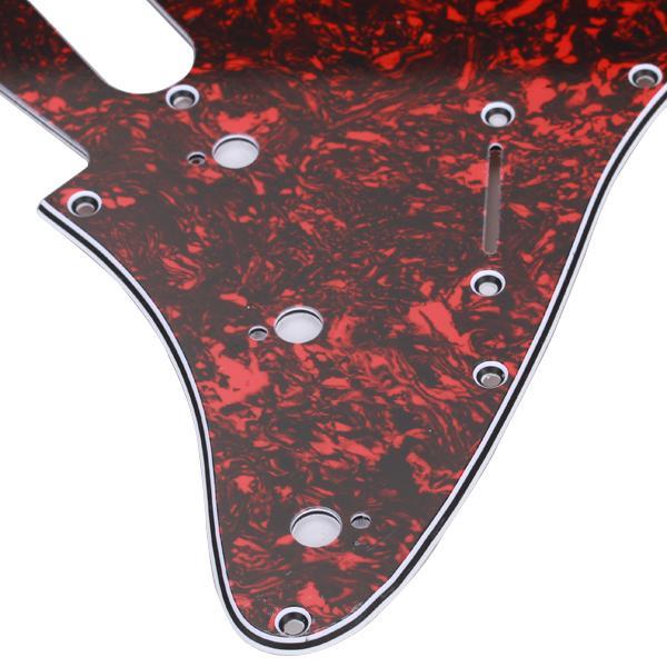 3 Ply SSS Pickguard Plate with Pickguard Mounting Screws for Fender ST SQ Guitar