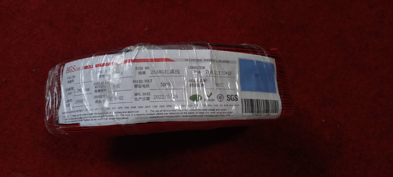 Dây điện đôi nối mạch 24AWG 28AWG