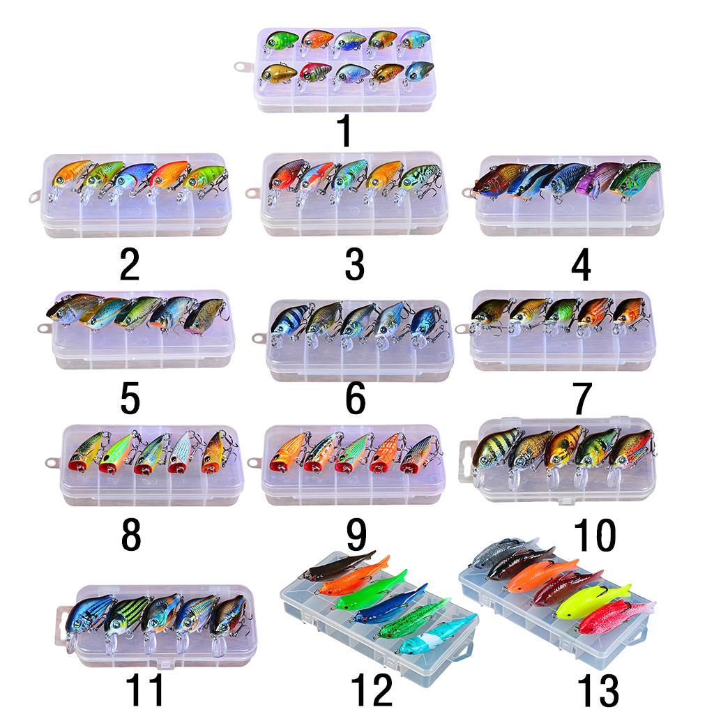 Floating Fishing Lures Hard Bait Micro Crankbait Bass Pike Minnow Baits Hook