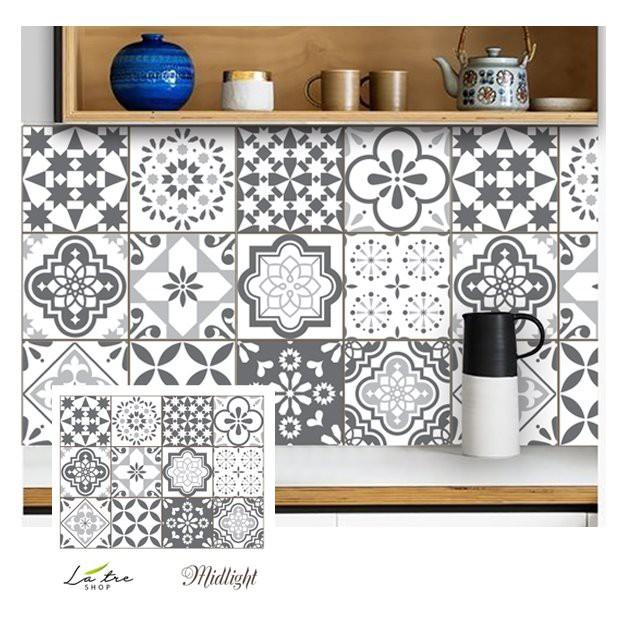MUA 5 TẶNG 1- Decal dán bếp Decan dán tường chống nước Midlight