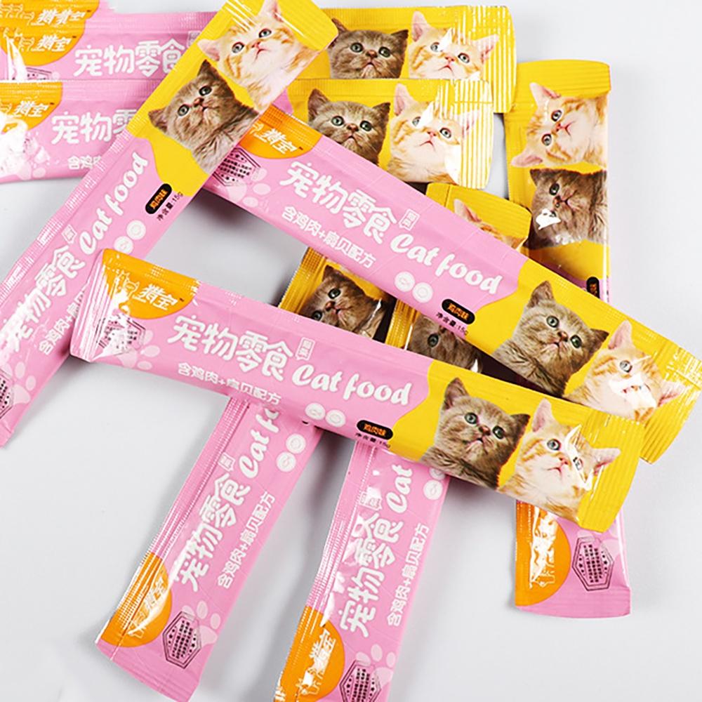 Súp thưởng cho mèo shizuka, liebao thức ăn cho mèo cat food đầy đủ dinh dưỡng thanh 15g